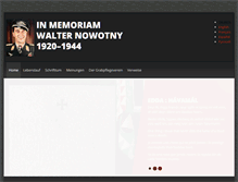 Tablet Screenshot of major-walter-nowotny.net